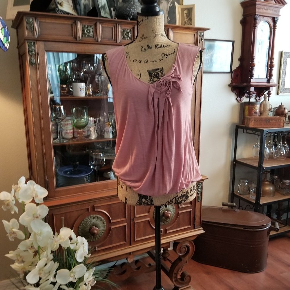 Max Studio Rust Colored Top Size Xs - image 1